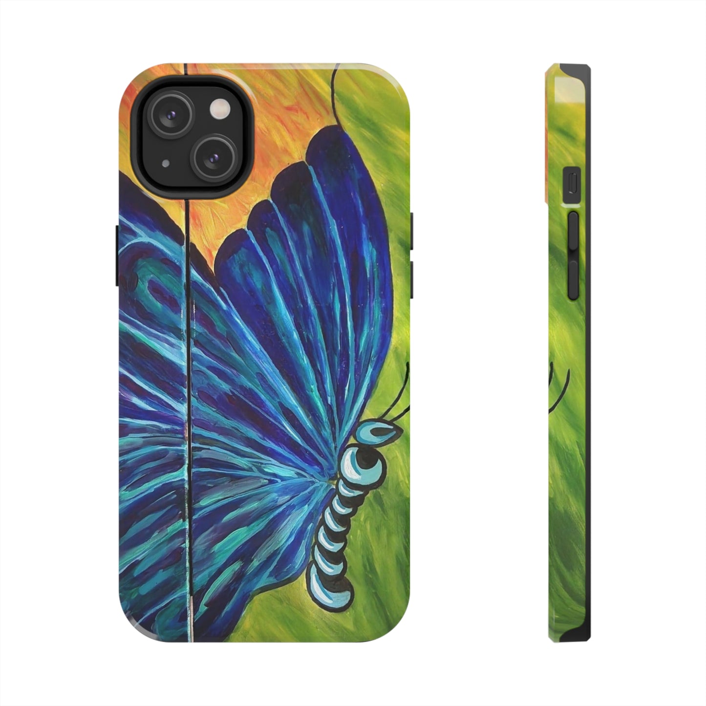 Painted Butterfly Tough Phone Cases