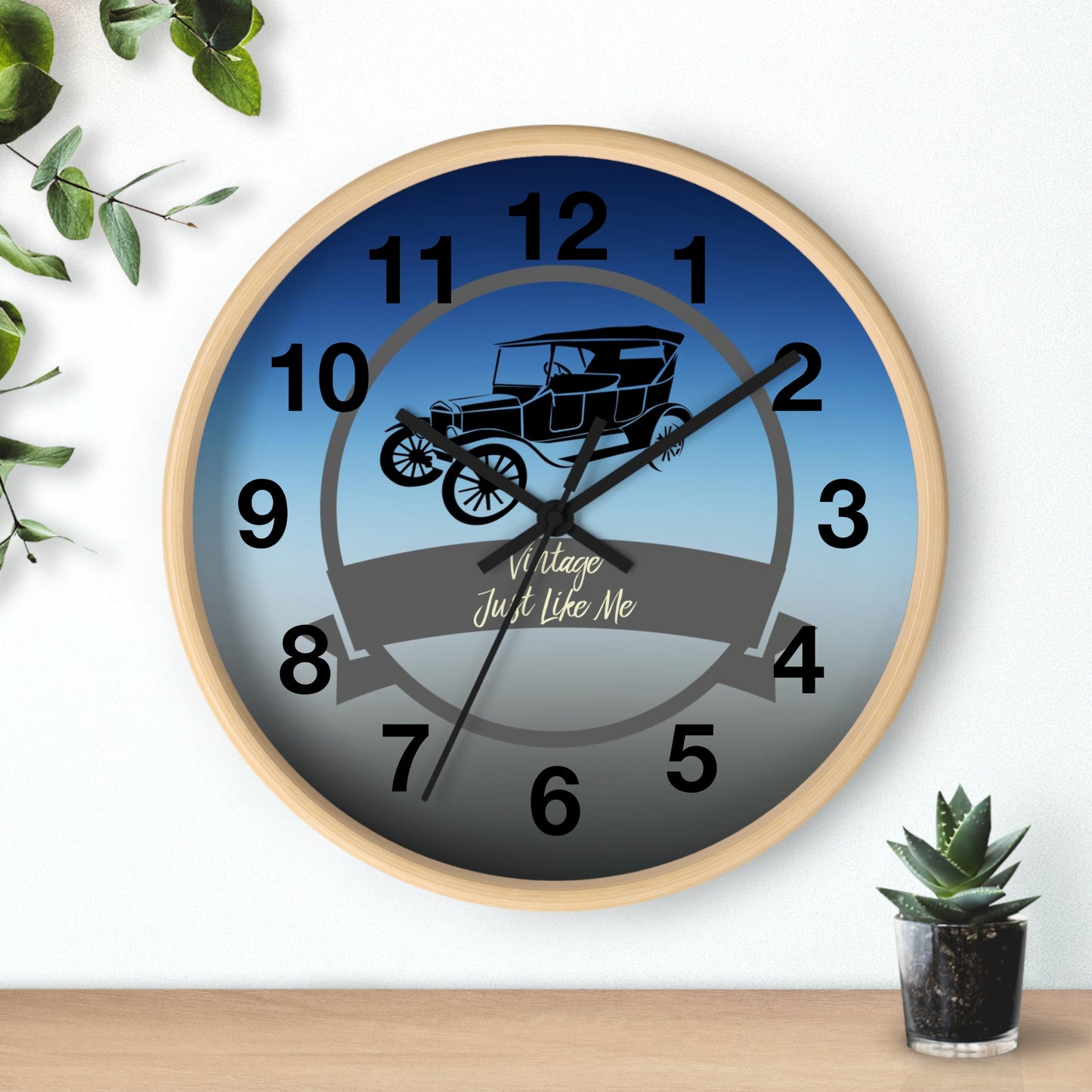 Vintage Just Like Me Wall Clock