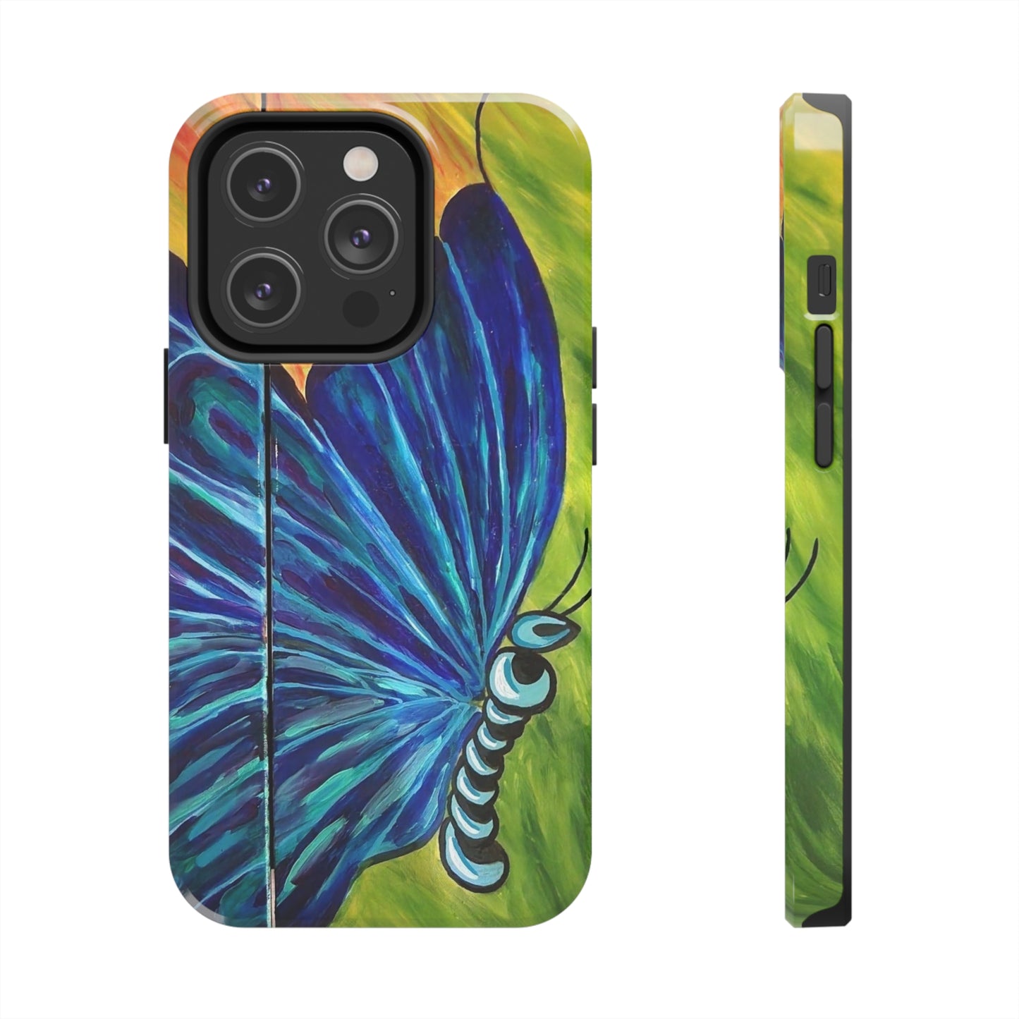 Painted Butterfly Tough Phone Cases