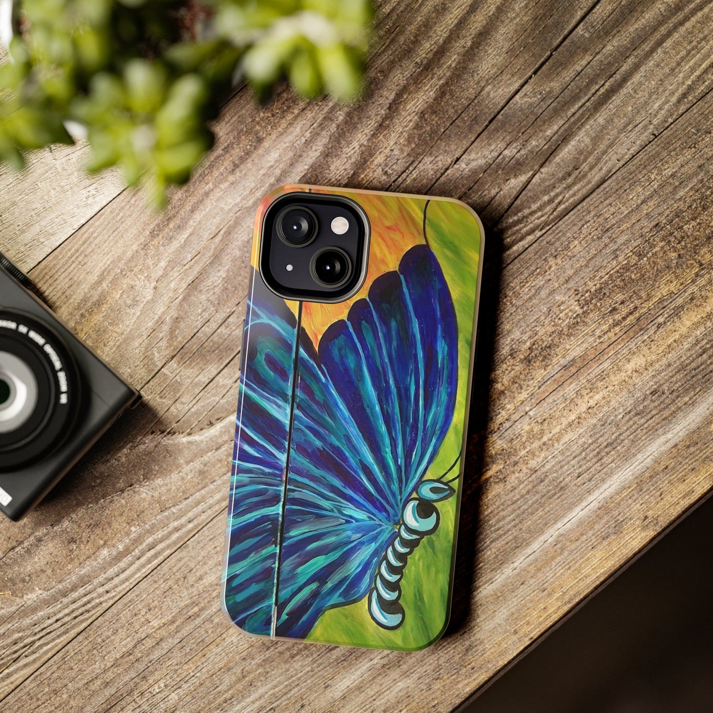 Painted Butterfly Tough Phone Cases