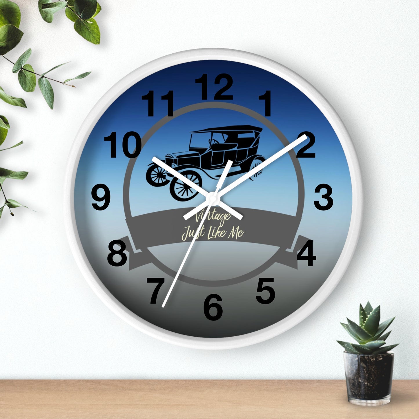 Vintage Just Like Me Wall Clock