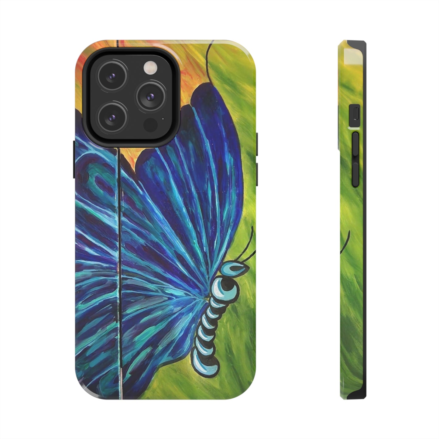 Painted Butterfly Tough Phone Cases