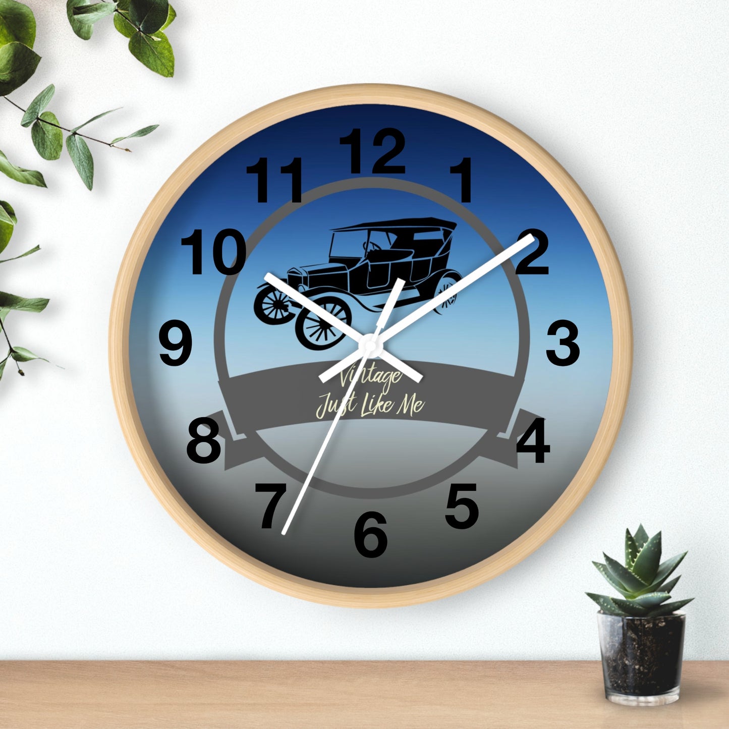 Vintage Just Like Me Wall Clock