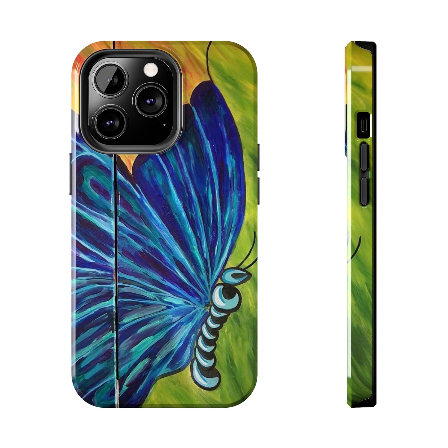 Painted Butterfly Tough Phone Cases