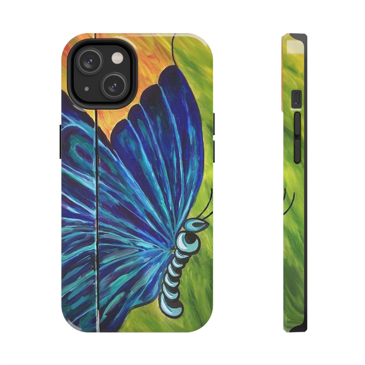 Painted Butterfly Tough Phone Cases