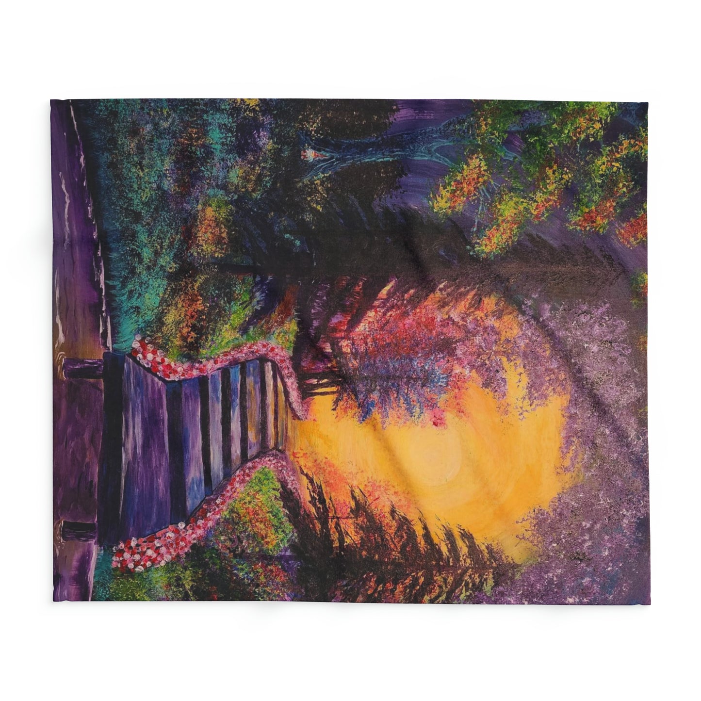 Bright Meadow - Fleece Blanket