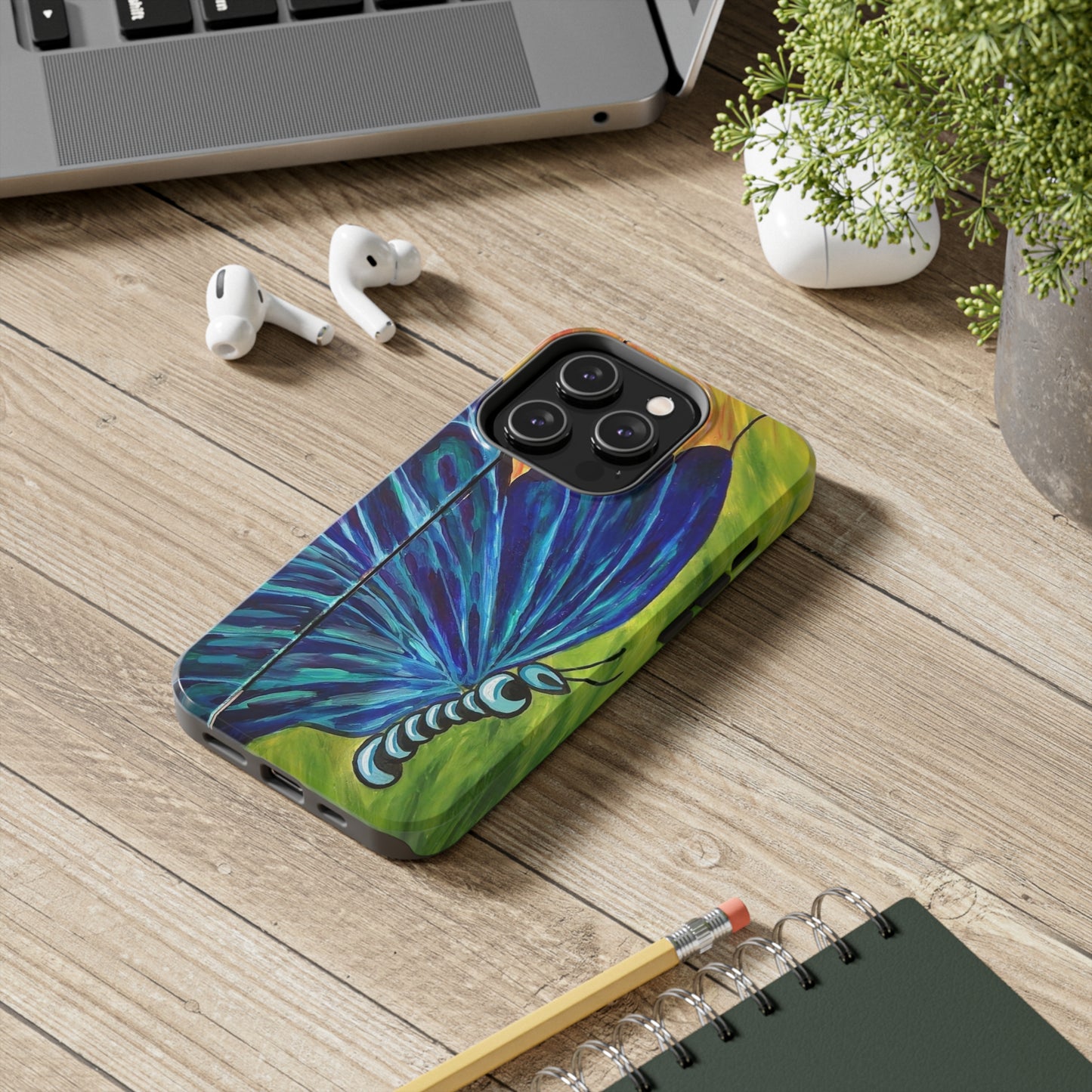 Painted Butterfly Tough Phone Cases