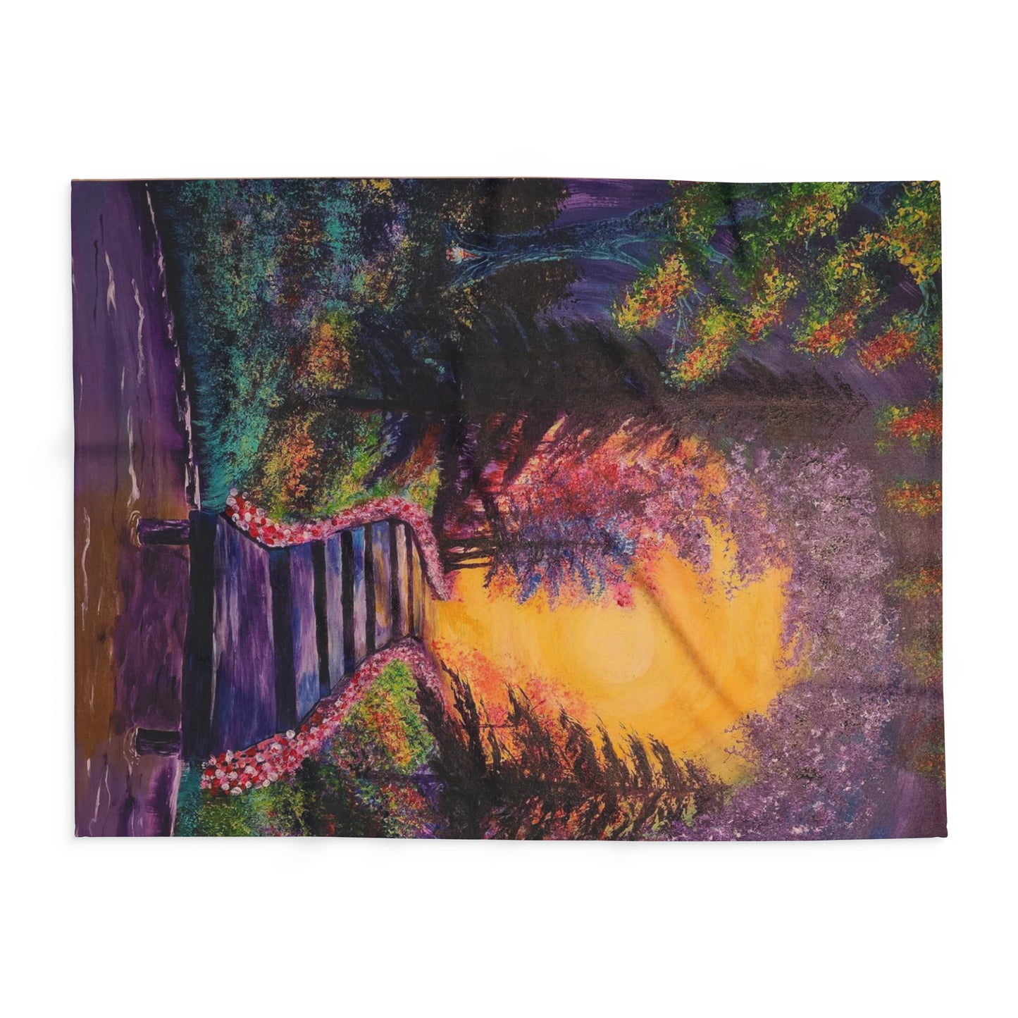 Bright Meadow - Fleece Blanket