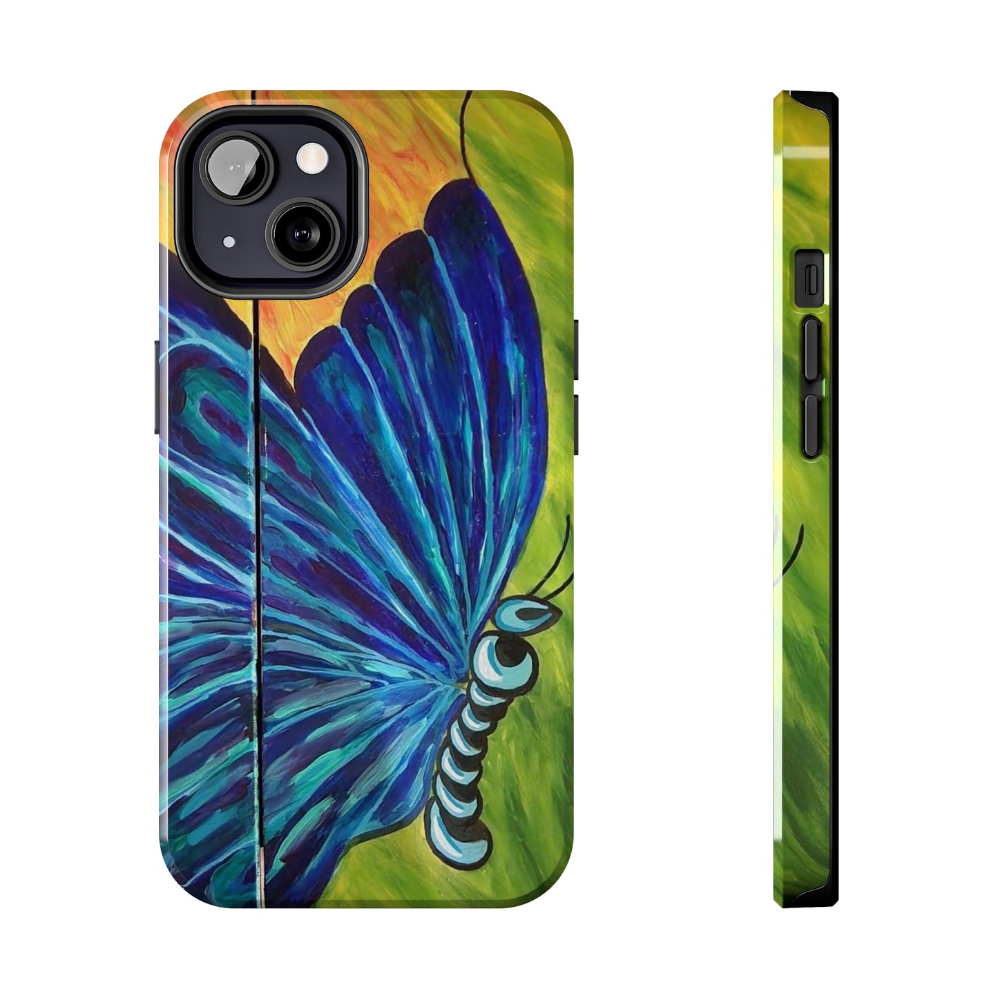 Painted Butterfly Tough Phone Cases