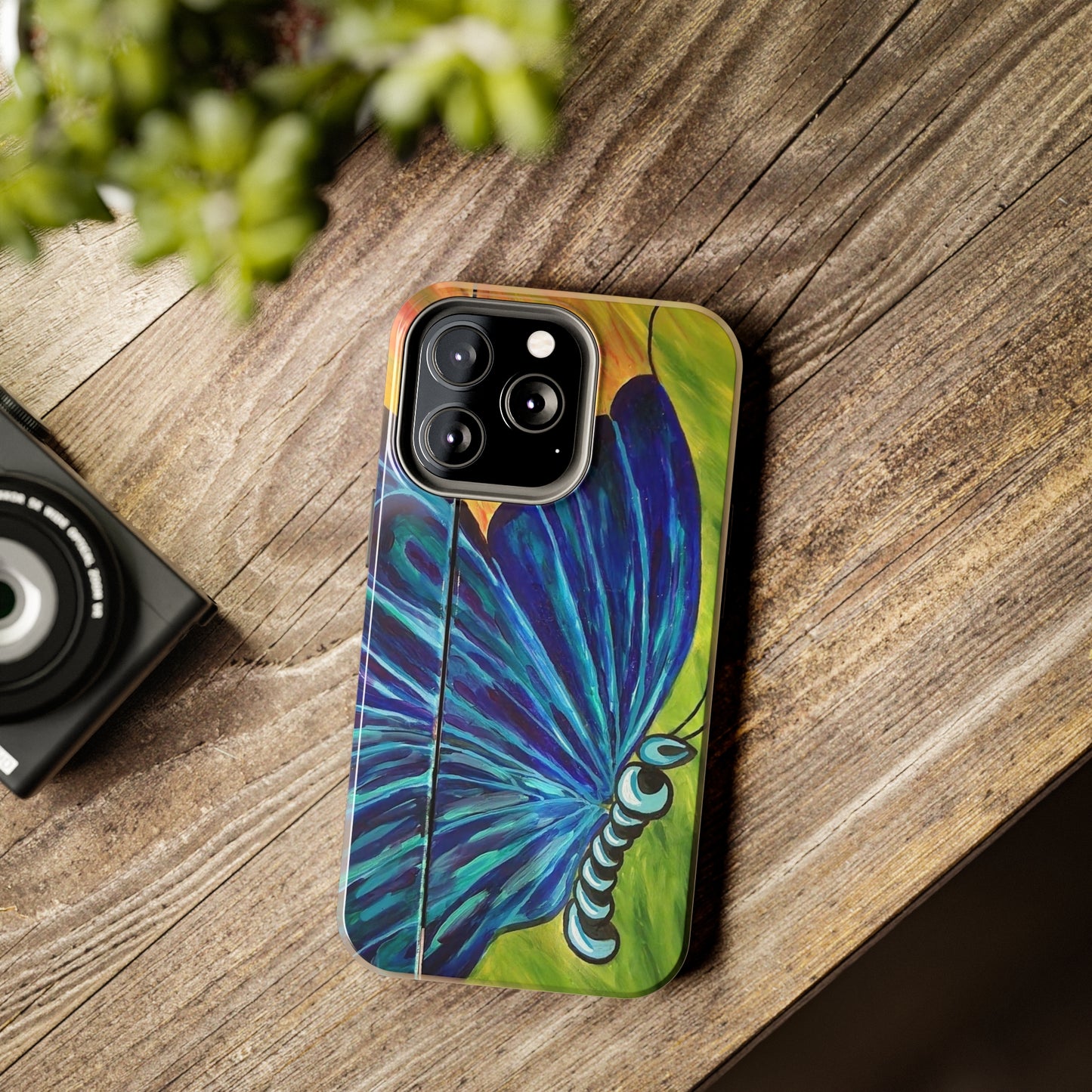 Painted Butterfly Tough Phone Cases