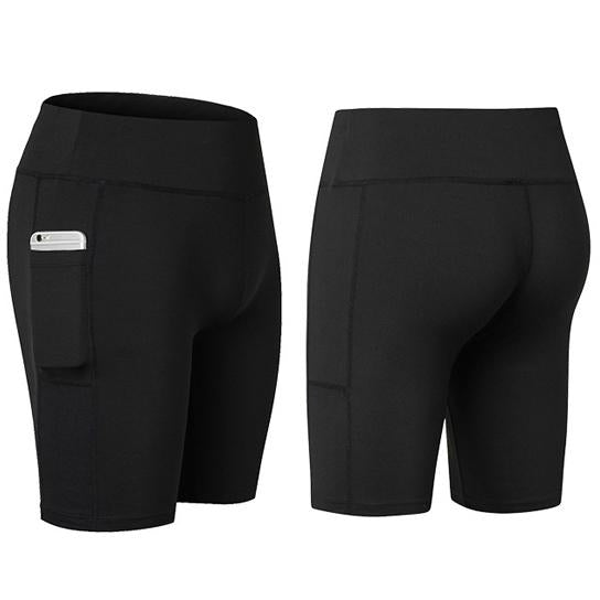 All Seasons Yoga Shorts Stretchable With Phone Pocket