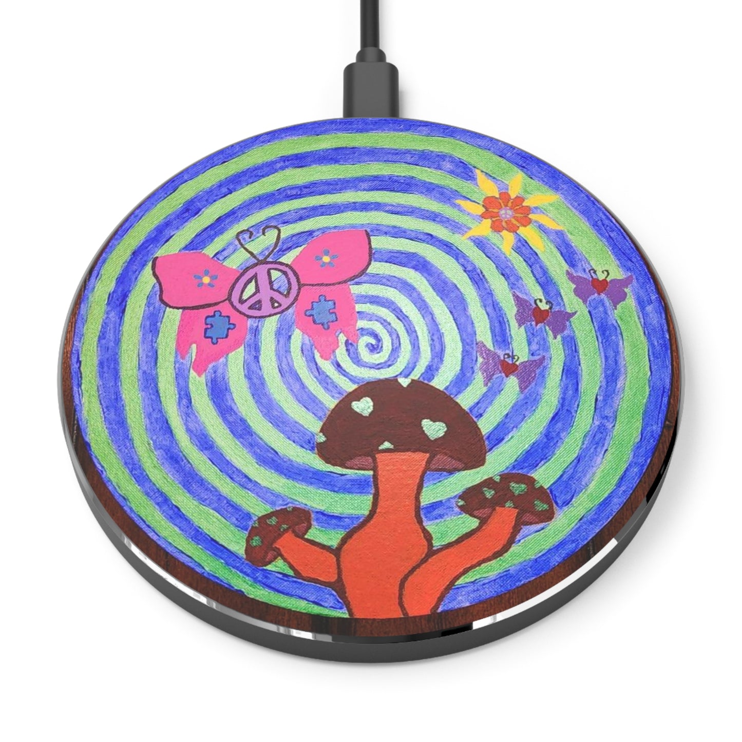 Butterfly Shroom Wireless Charger