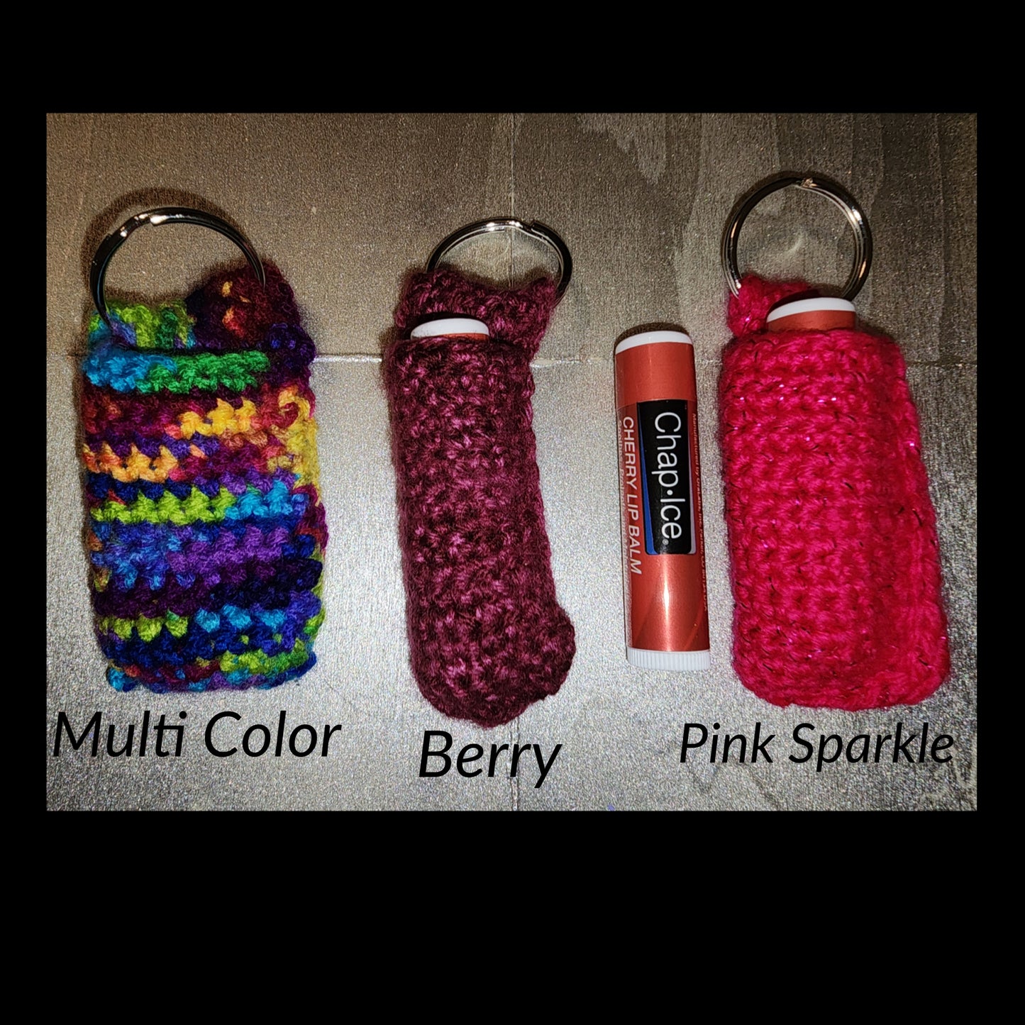 Chapstick Holder Keychain