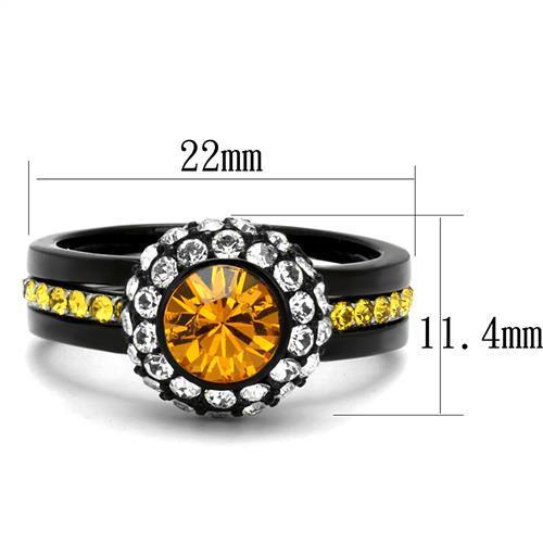 Women SS Crystal Ring