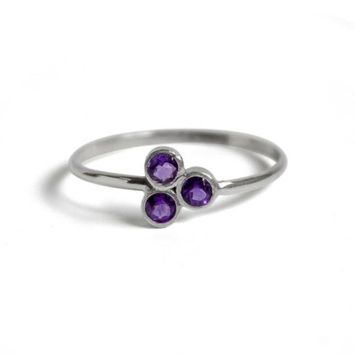 Amethyst Cluster Sterling Silver