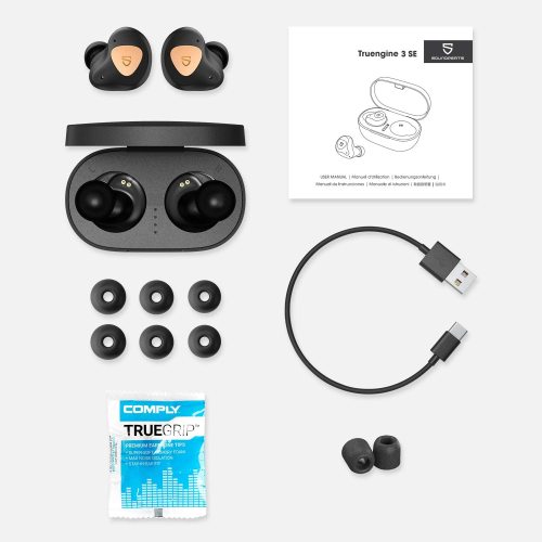 SoundPEATS Truengine 3 SE Wireless Earbuds with Dual Dynamic Drivers