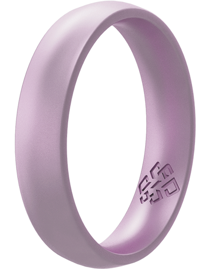 Lavender Purple - Pearly Breathable Silicone Ring For Women