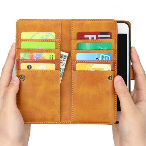 Premium Vegan Leather Wallet Case for iPhone