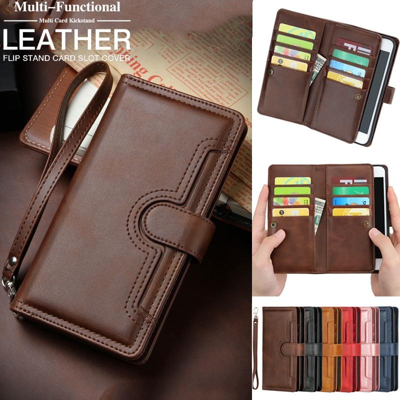 Premium Vegan Leather Wallet Case for iPhone