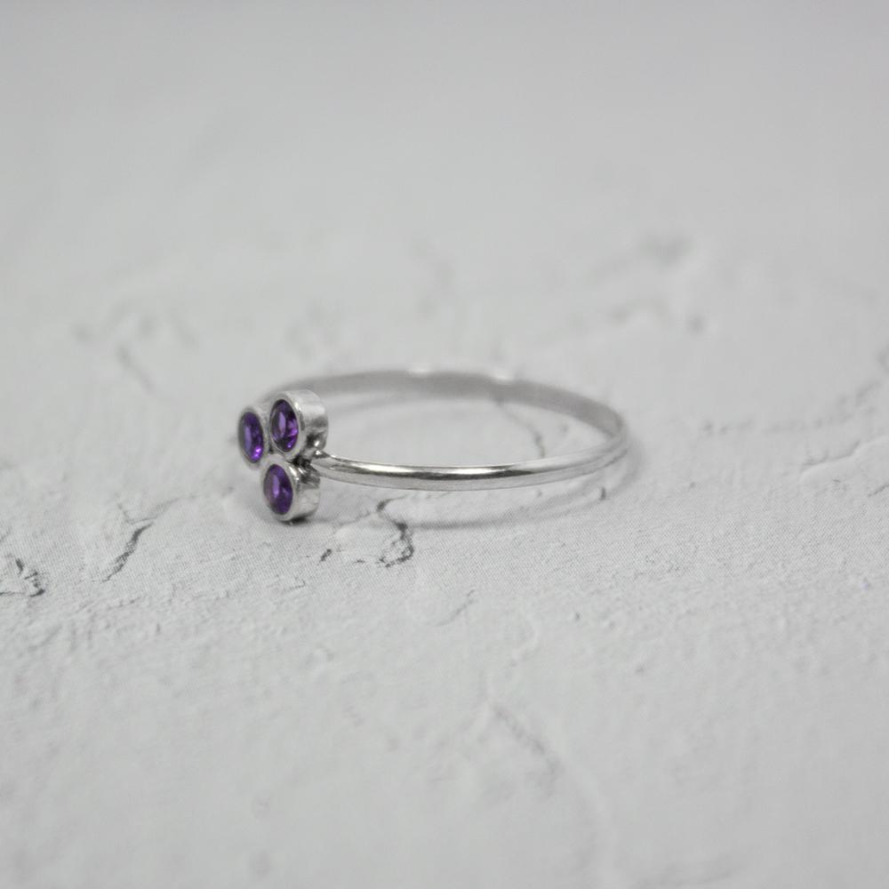 Amethyst Cluster Sterling Silver