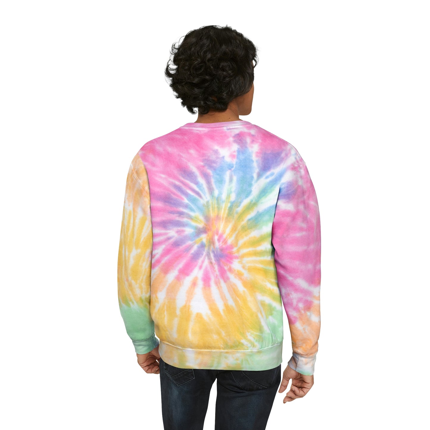 Butterfly Painting Tie-Dye Sweatshirt