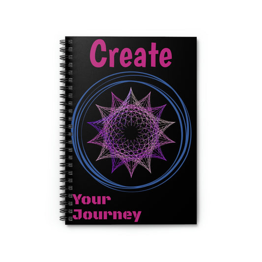 Create Your Journey Spiral Notebook - Ruled Line