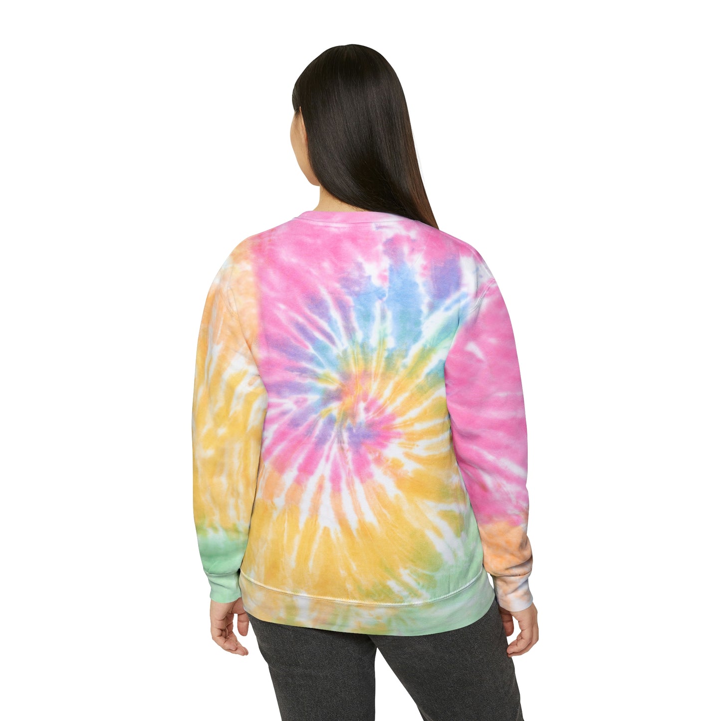 Butterfly Painting Tie-Dye Sweatshirt