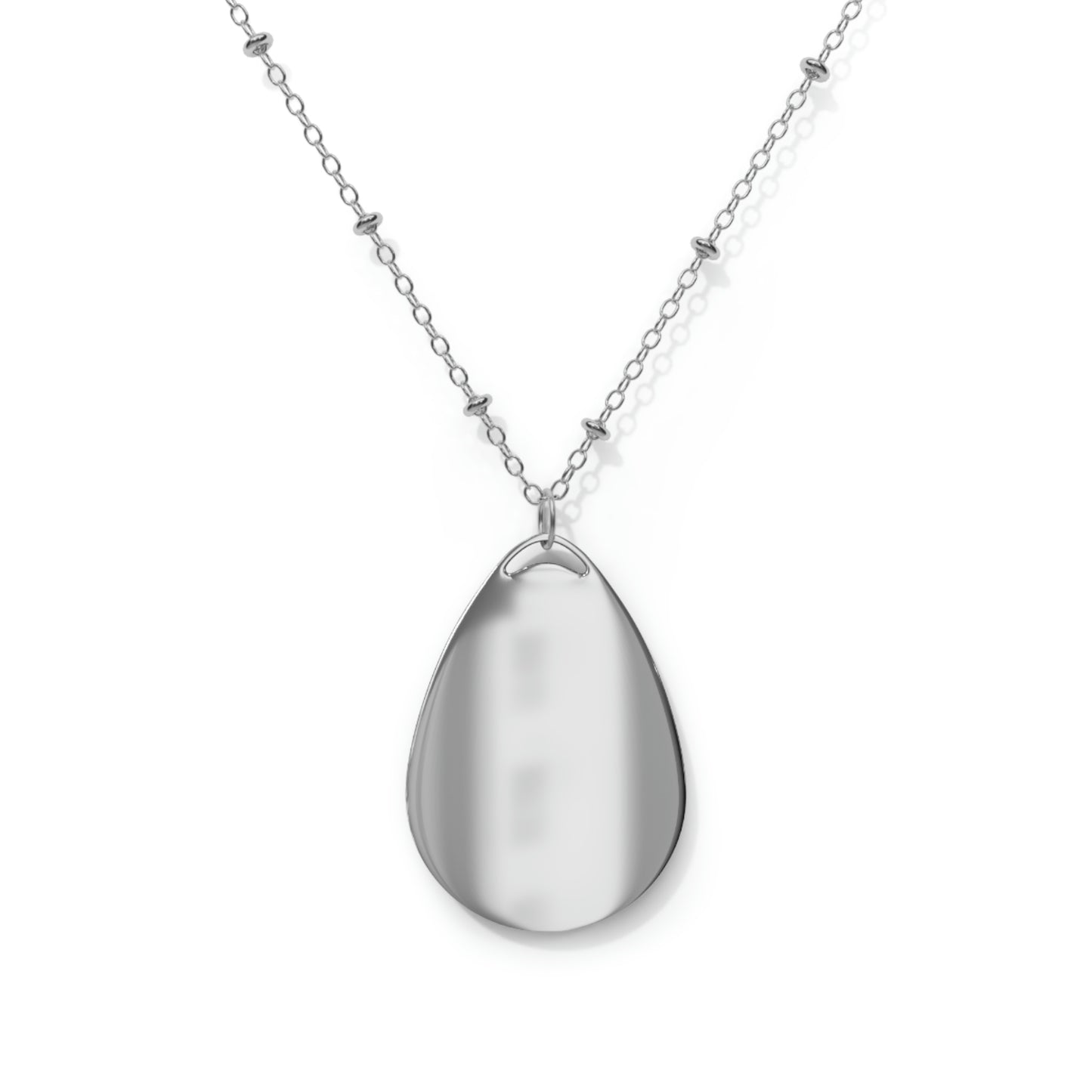 Mountain Scape Oval Necklace