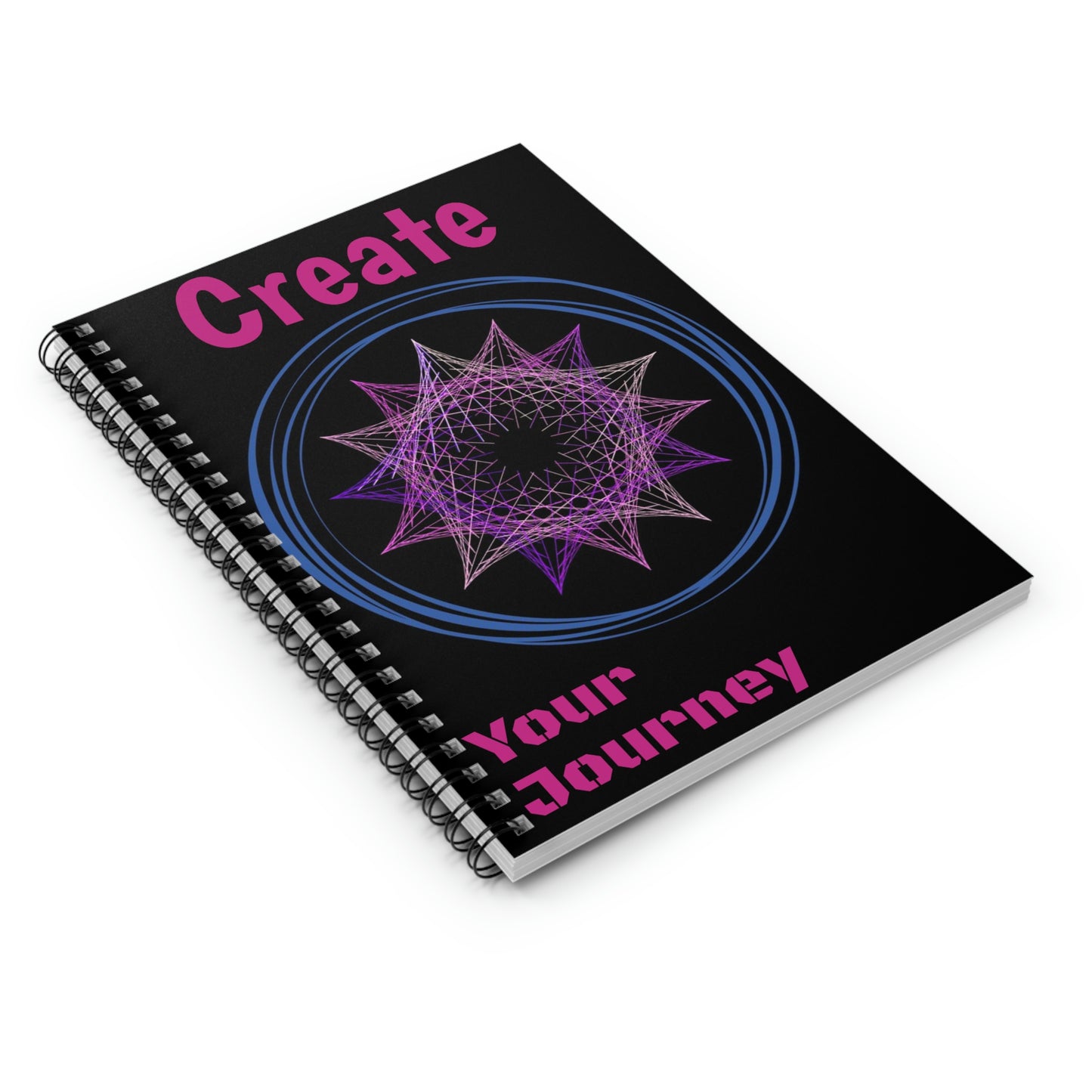 Create Your Journey Spiral Notebook - Ruled Line