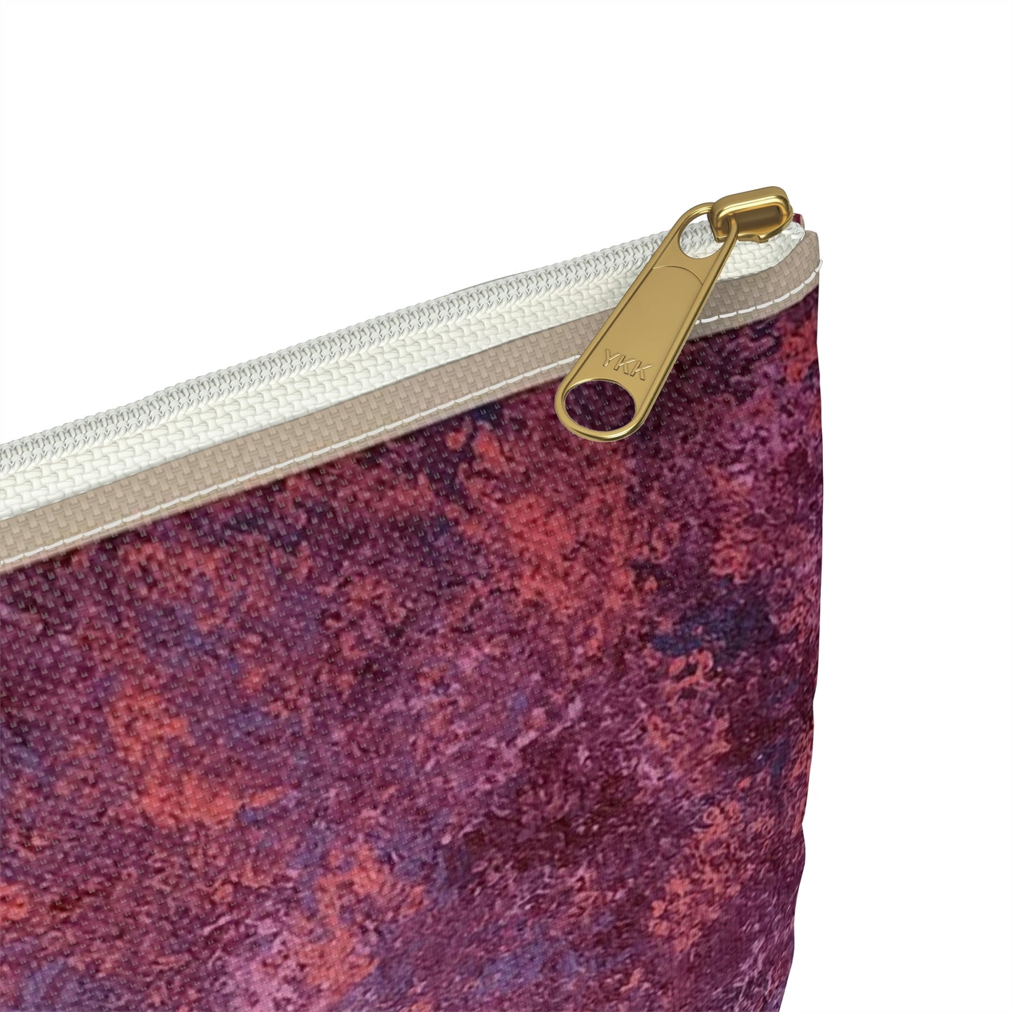 Purple Tree Painting Accessory Pouch